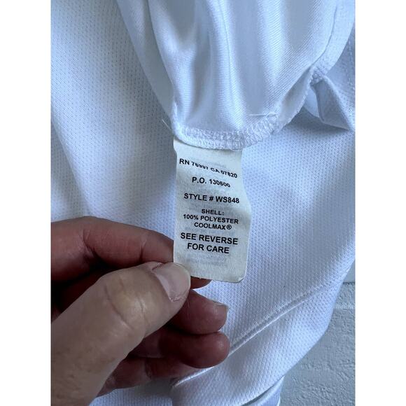 Brooks Women's White Athletic Running Sleeveless Vneck Breathable Tank-sz M - Picture 6 of 8